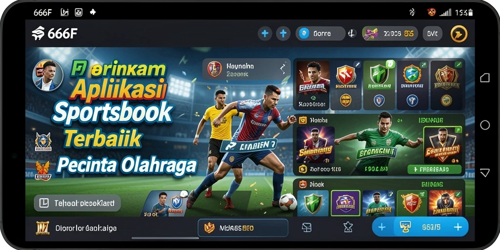 Tampilan utama gameplay Sportsbook yang menarik dan interaktif.