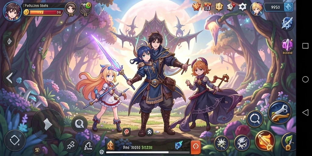 Gameplay seru 99SL dengan karakter anime favorit.