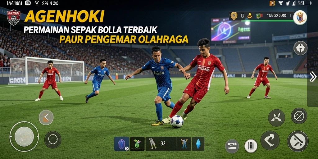 Tampilan gameplay AGENHOKI yang menegangkan dan seru.