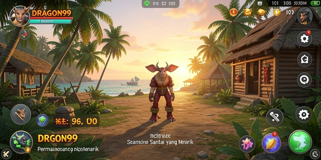 Tangkapan layar gameplay <strong>DRAGON99</strong> menunjukkan suasana permainan yang ceria dan menyenangkan.