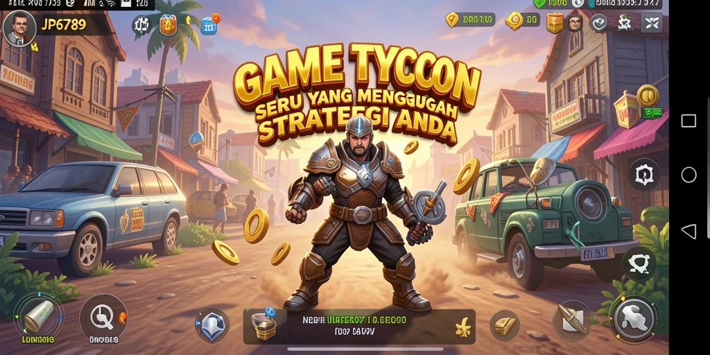 Screenshot gameplay <strong>JP6789</strong> menampilkan manajemen bisnis yang menarik.