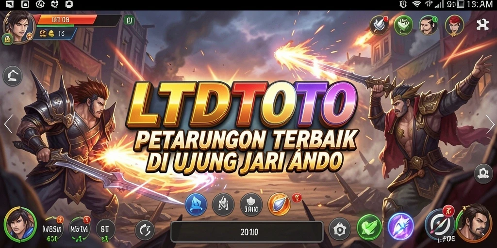 Tangkapan layar LTDTOTO menampilkan pertarungan epik yang mendebarkan.