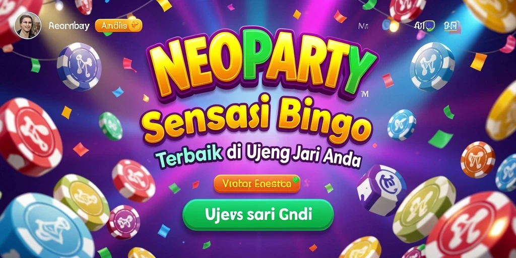 Tampilan menarik dari gameplay Bingo NEOPARTY.