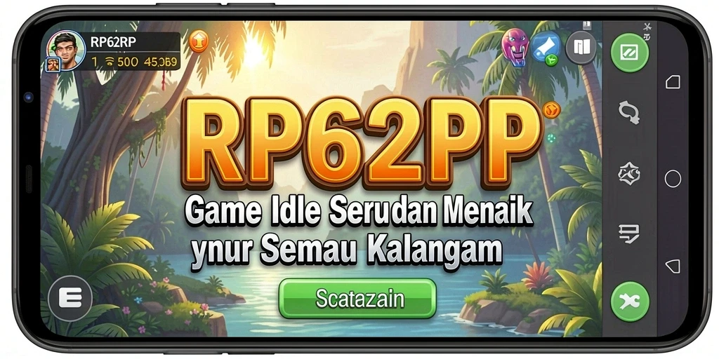 Tampilan gameplay seru dan menarik dari RP62RP dengan karakter unik.