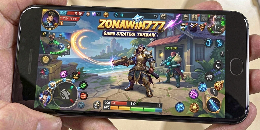Tampilan menarik dari gameplay ZONAWIN777 dalam pertempuran strategi.